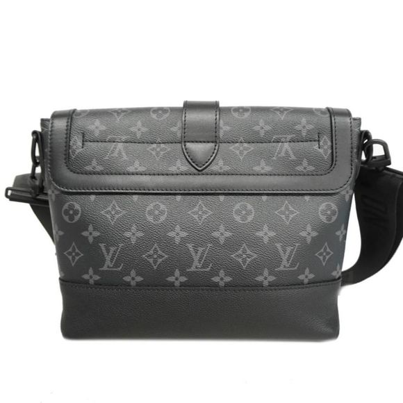 Louis Vuitton Shoulder Bag Monogram Eclipse Saumur Messenger Bag - Picture 8 of 8